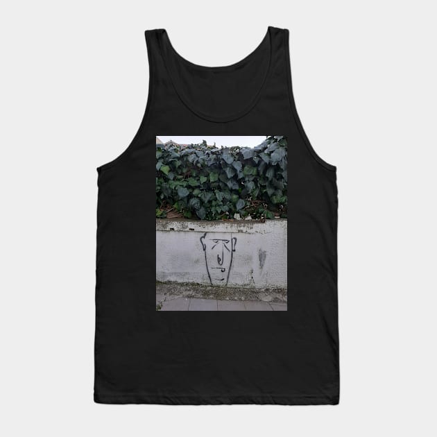 Glum grafitti face Tank Top by Stephfuccio.com